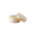 Wood Box M Caissette et Couvercle 15cl Ø82 x h40mm passe au four jusqu a 200 degrés Bois/Papier PET
